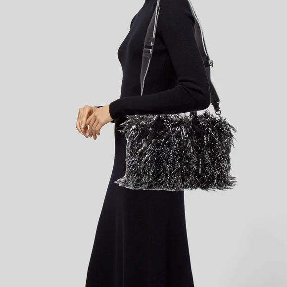 NWT MARC JACOBS FAUX FUR CROSS BODY BAG - Picture 2 of 4